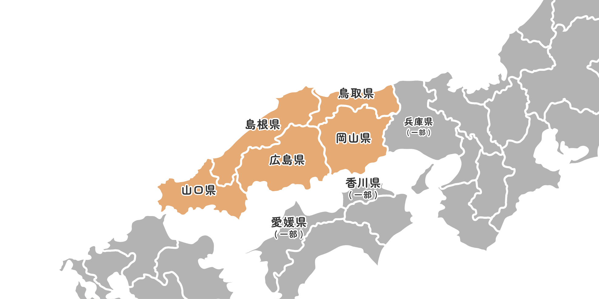 中国エリアの地図